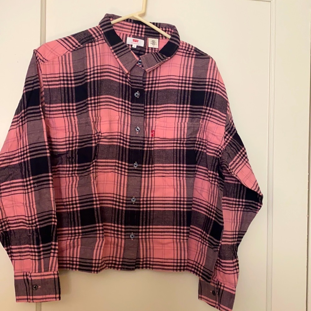 NWT levis long sleeve button down size:L